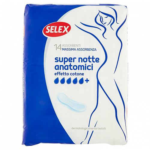 SELEX ASSORBENTI SUPERNOTTE ANATOMICO X14