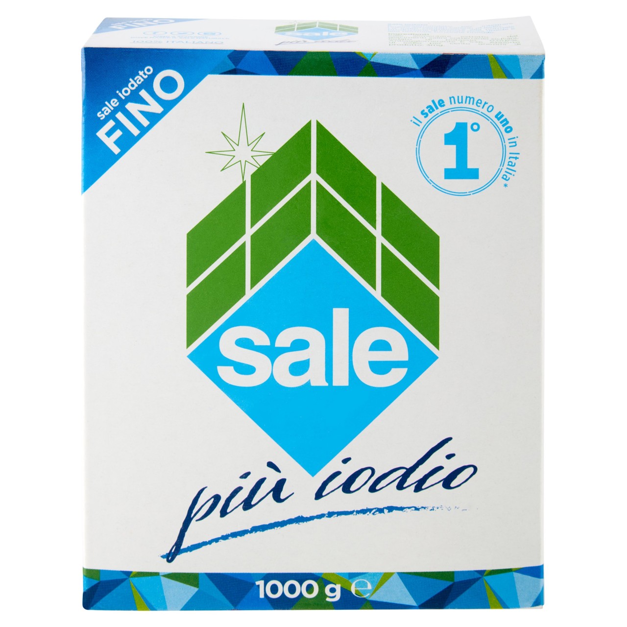 Italkali sale iodato Fino sale più iodio 1000 g - Dispensa - Supermercati  Gecop