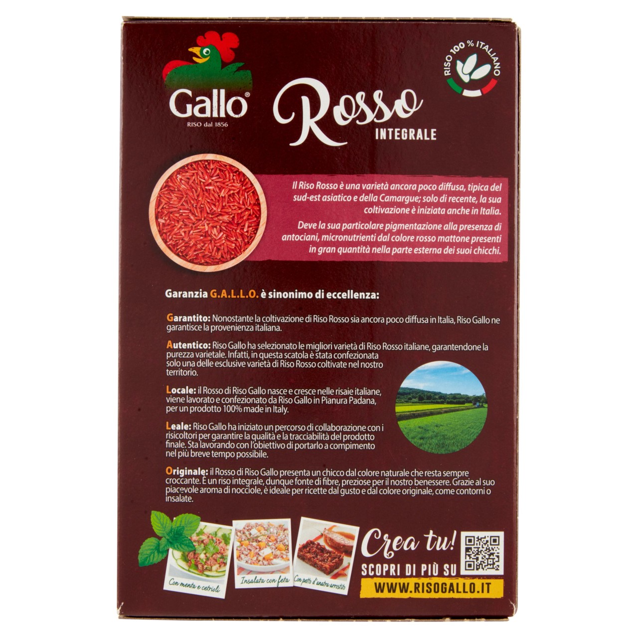 Gallo Rosso Integrale 500 g - Dispensa - Supermercati Gecop