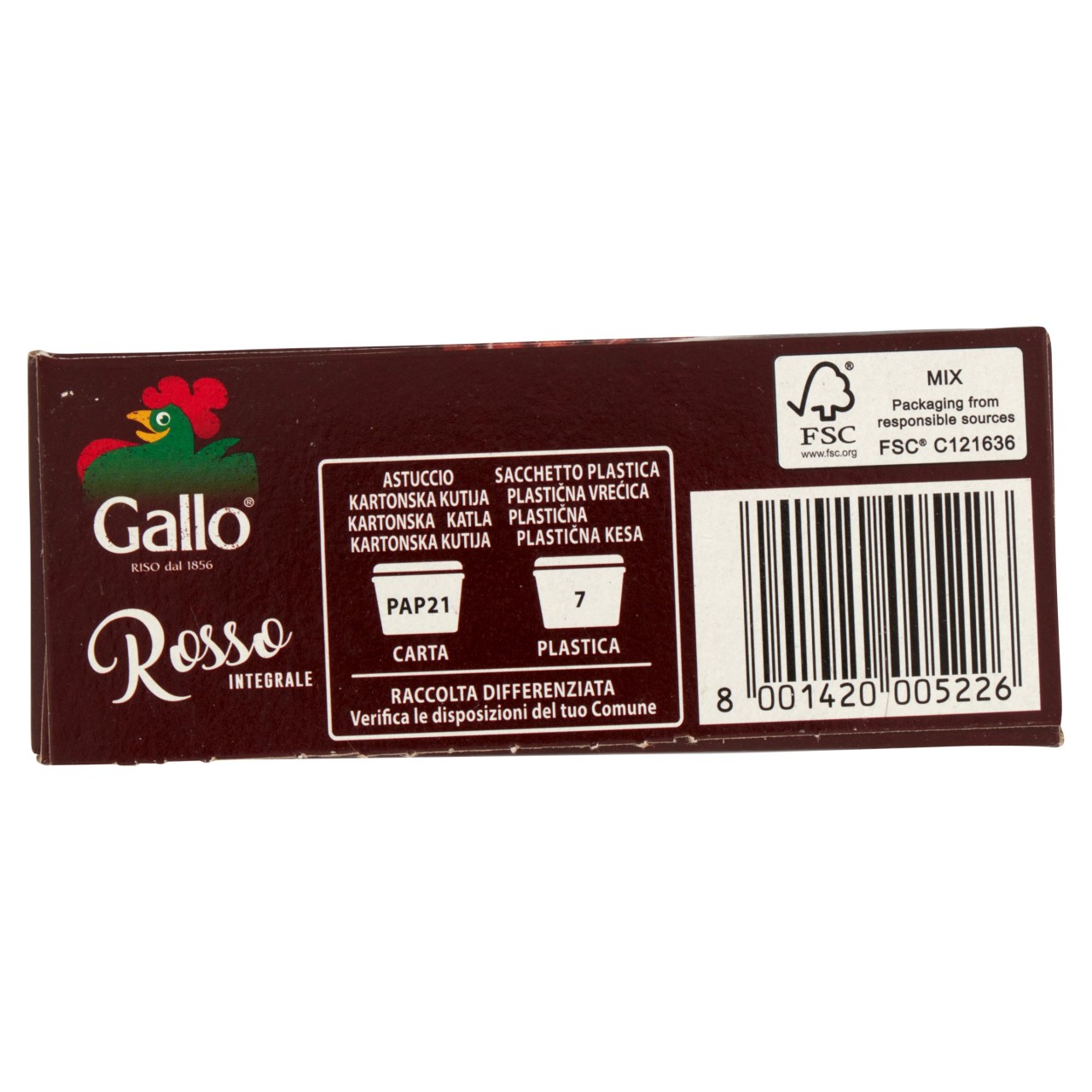 Gallo Riso rosso integrale gr. 500 Spesa online da Palermo verso tutta  Italia