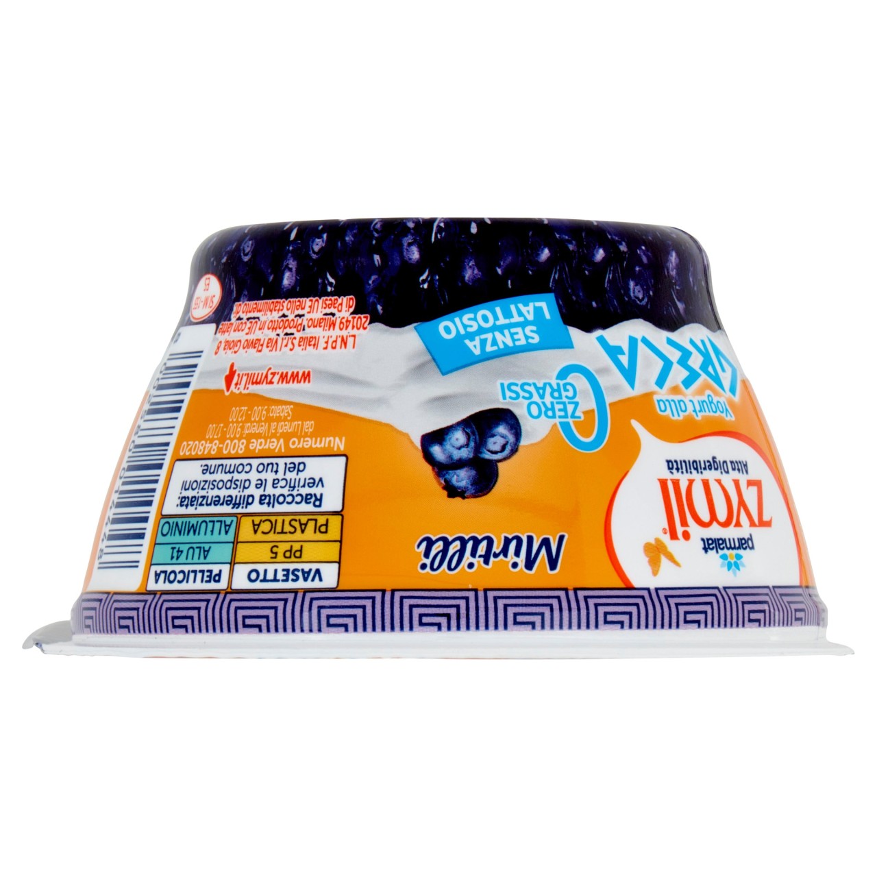 ZYMIL Alta Digeribilità Senza Lattosio Yogurt alla Greca Zero Grassi  Mirtilli 150 g - Dispensa - Supermercati Gecop