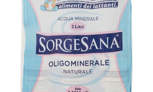 Sorgesana Acqua Minerale Oligominerale Naturale 6 x 2 l