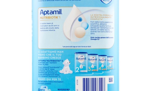 Aptamil Nutribiotik 1 Latte per Lattanti 800 g - Dispensa