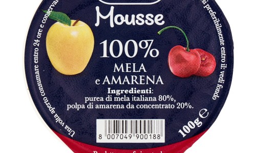 Melinda Mousse 100% Mela e Amarena 100 g